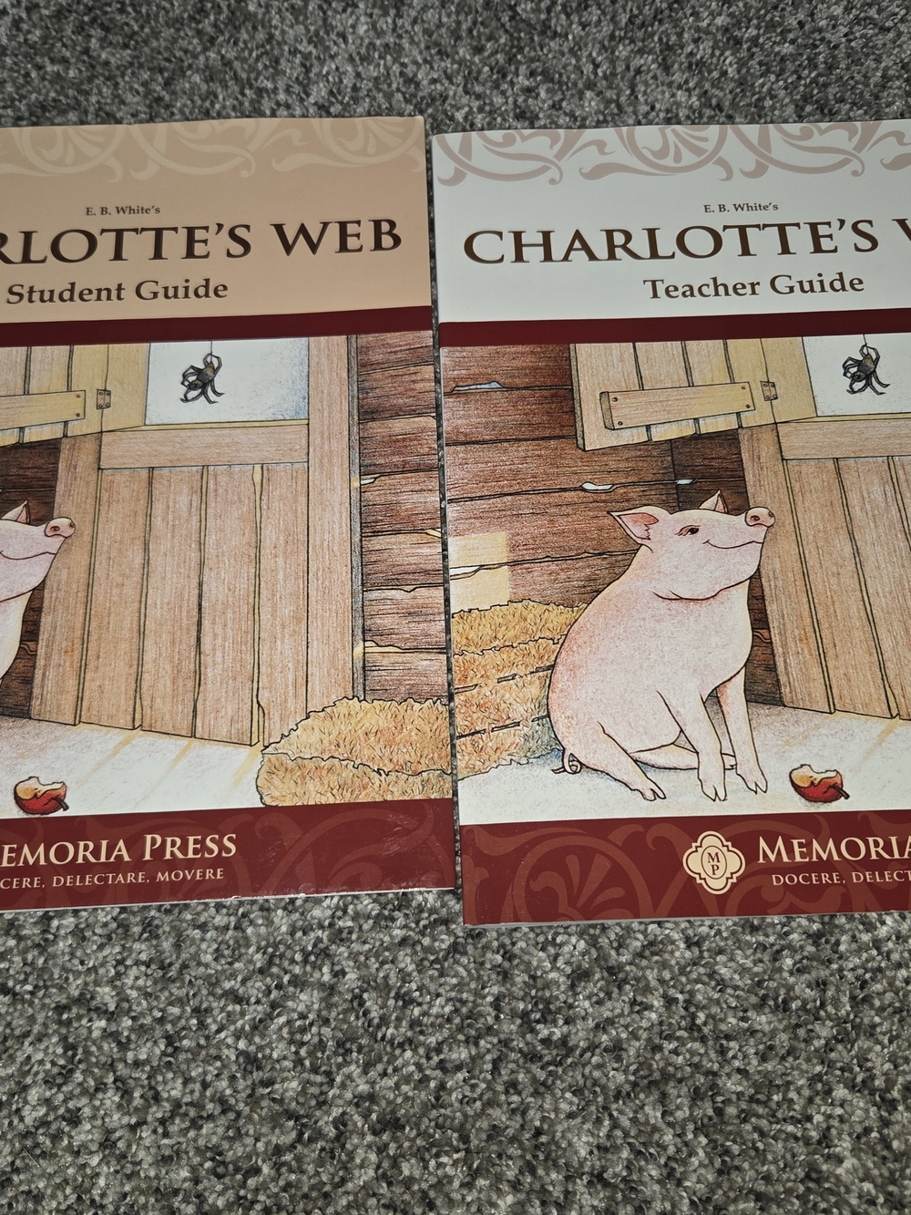 Memoria Press Teacher Guide And Student Study Guide Charlotte’s Web